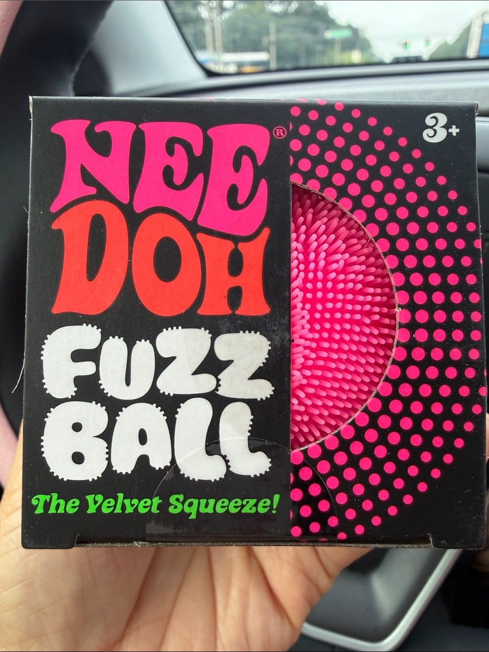 🩷🔥NeeDoh Fuzz Ball Velvet Squeeze - Pink. Brand new, the softest squishy🩷🔥